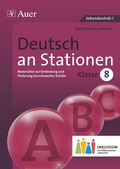 Cover: Deutsch an Stationen 8 Inklusion - Auer Verlag in der AAP Lehrerwelt GmbH