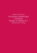 Cover: The Khotanese Sudhanavadana - Harrassowitz Verlag