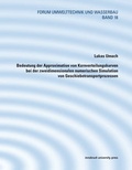 Cover: Bedeutung der Approximation von Kornverteilungskurven bei der zweidimensionalen numerischen Simulation von Geschiebetransportprozessen - innsbruck university press