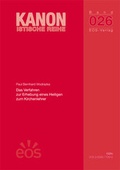Cover: Das Verfahren zur Erhebung eines Heiligen zum Kirchenlehrer - EOS Verlag