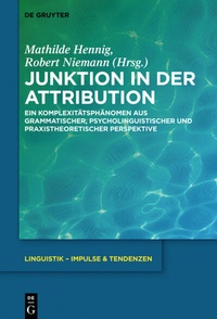 Abbildung von: Junktion in der Attribution - De Gruyter