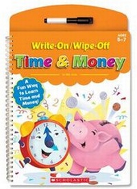 Enlarge image Cover: Write-On/Wipe-Off Time & Money - Scholastic Teaching Resources