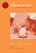 Cover: Queer Inhumanisms - Duke University Press