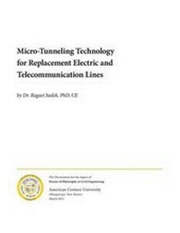 Abbildung von: Micro-Tunneling Technology for Replacement Electric and Telecommunication Lines - FriesenPress