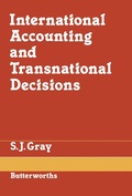 Cover: International Accounting and Transnational Decisions - Butterworth-Heinemann