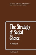 Cover: The Strategy of Social Choice - Elsevier