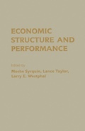 Cover: Economic Structure and Performance - Academic Press