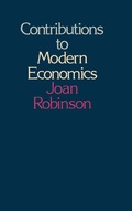 Cover: Contributions to Modern Economics - Academic Press