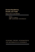 Cover: General Equilibrium, Growth, and Trade - Academic Press