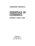 Cover: Transparency Masters for Essentials of Economics - Academic Press