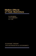 Cover: Welfare Effects of Trade Restrictions - Academic Press