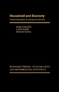 Cover: Household and Economy - Academic Press