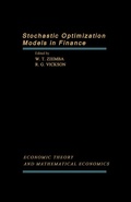 Cover: Stochastic Optimization Models in Finance - Academic Press