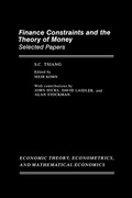 Cover: Finance Constraints and the Theory of Money - Academic Press