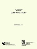 Cover: Factory Communications - Elsevier