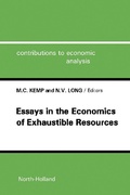 Cover: Essays in the Economics of Exhaustible Resources - Elsevier