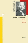 Cover: Johann Jacob Moser - Braun-Verlag