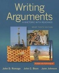 Cover: Writing Arguments - Pearson