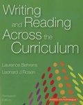 Cover: Writing and Reading Across the Curriculum - Pearson
