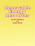 Cover: Renewable Energy Resources - Spon Press