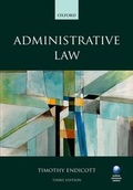 Cover: Administrative Law - Oxford University Press