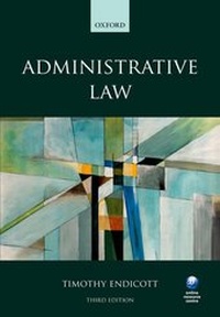 Enlarge image Cover: Administrative Law - Oxford University Press
