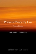 Cover: Personal Property Law - Oxford University Press
