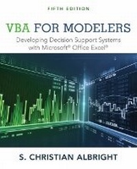 Abbildung von: VBA for Modelers - South-Western College Publishing