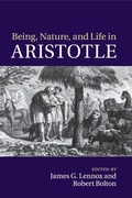 Cover: Being, Nature, and Life in Aristotle - Cambridge University Press