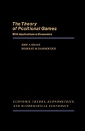Cover: The Theory of Positional Games with Applications in Economics - Academic Press