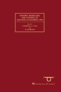 Enlarge image Cover: Dynamic Modelling & Control of National Economies 1986 - Elsevier