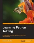 Cover: Learning Python Testing - Packt Publishing