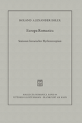 Cover: Europa Romanica - Vittorio Klostermann Verlag