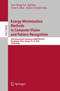 Enlarge image Cover: Energy Minimization Methods in Computer Vision and Pattern Recognition - Springer