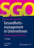 Cover: Gesundheitsmanagement in Unternehmen - Springer Gabler