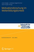 Cover: Motivationsforschung im Weiterbildungskontext - Springer VS