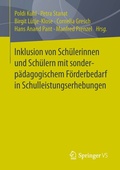 Cover: Inklusion von Sch&uuml;lerinnen und Sch&uuml;lern mit sonderp&auml;dagogischem F&ouml;rderbedarf in Schulleistungserhebungen - Springer VS