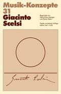 Cover: Giacinto Scelsi - edition text + kritik
