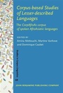 Cover: Corpus-based Studies of Lesser-described Languages - John Benjamins Publishing Company