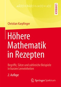 Abbildung von: Höhere Mathematik in Rezepten - Springer Spektrum