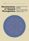 Cover: Mechanisms of Speech Recognition - Elsevier