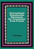 Cover: International Organization Documents for Translation from French - Elsevier