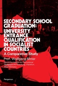 Cover: Secondary School Graduation: University Entrance Qualification in Socialist Countries - Elsevier
