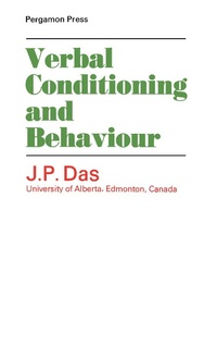Enlarge image Cover: Verbal Conditioning and Behaviour - Elsevier