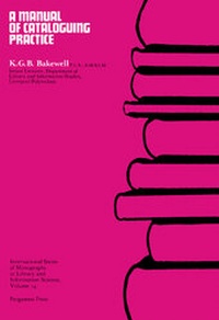 Abbildung von: A Manual of Cataloguing Practice - Elsevier
