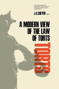 Abbildung von: A Modern View of the Law of Torts - Elsevier
