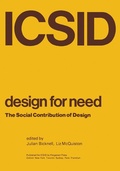 Cover: Design for Need, The Social Contribution of Design - Elsevier