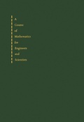 Cover: A Course of Mathematics for Engineers and Scientists - Elsevier