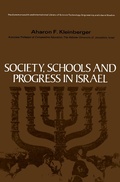 Cover: Society, Schools and Progress in Israel - Elsevier