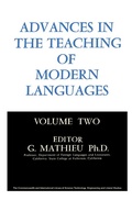 Cover: Advances in the Teaching of Modern Languages - Elsevier